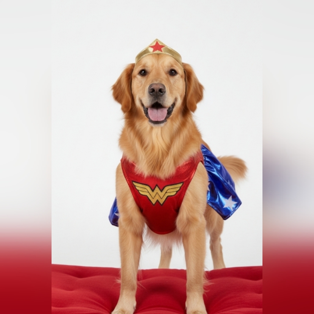 NEW! Rubies Wonder Woman - Small Dog Pet Costume NWT sz small. - Picture 1 of 11